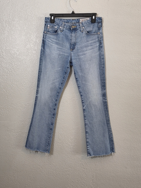 Ag Adriano Goldschmied Denim - Ag Adriano Goldschmied The Jodi Crop High Rise Slim Flare Jeans Womens 26R